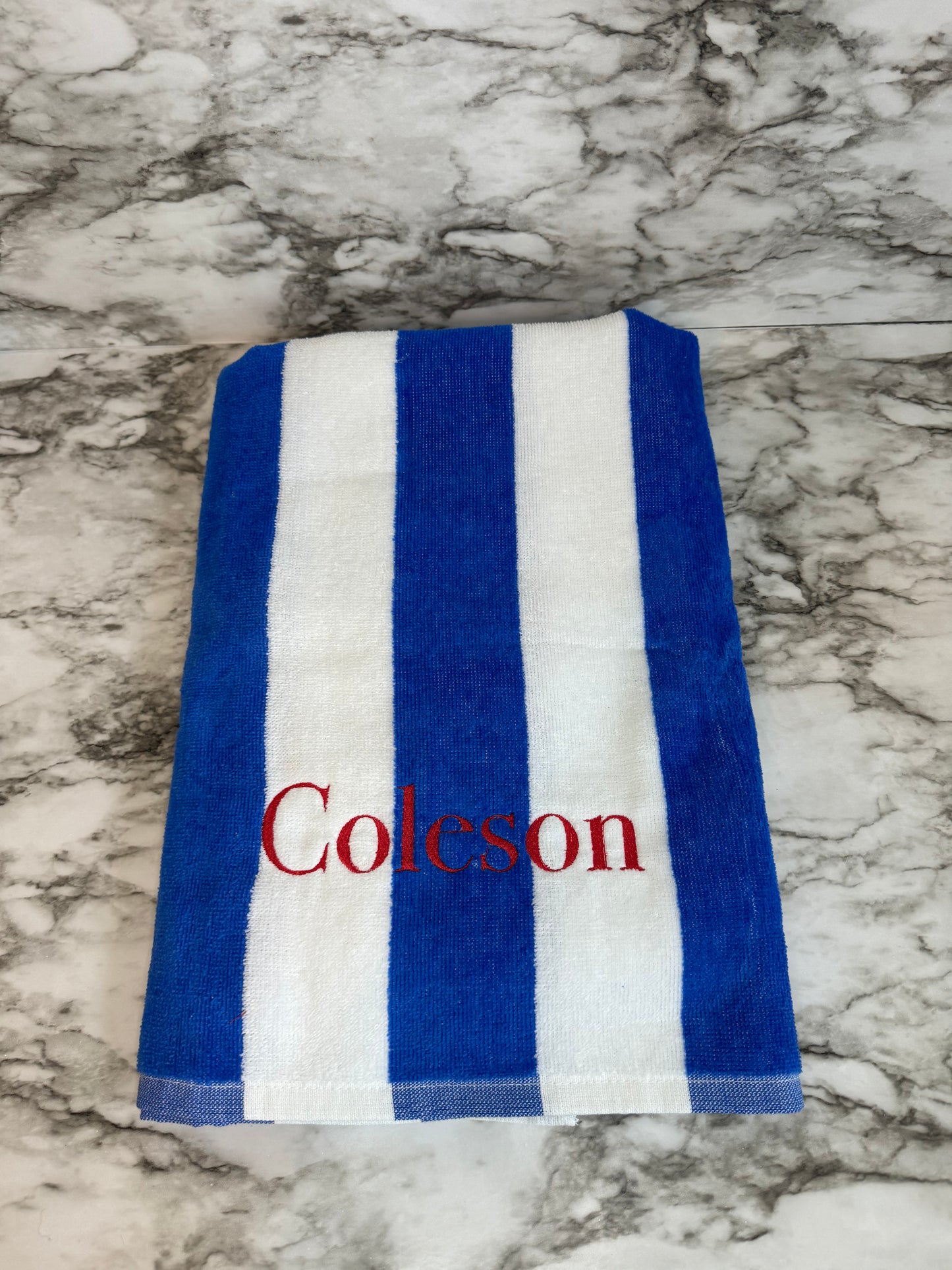 Embroidered Beach Towels
