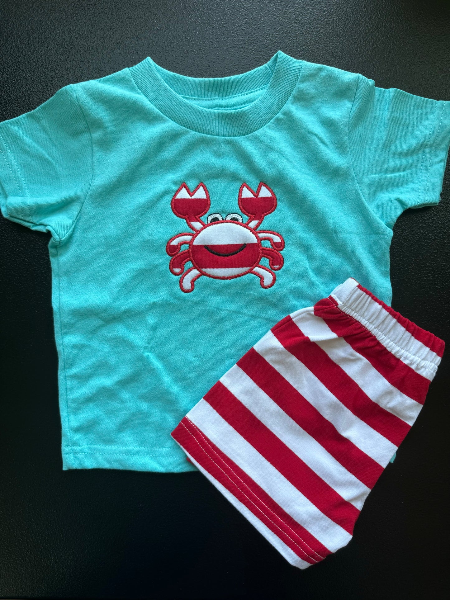 Crab Applique Outfit - Toddler & Child