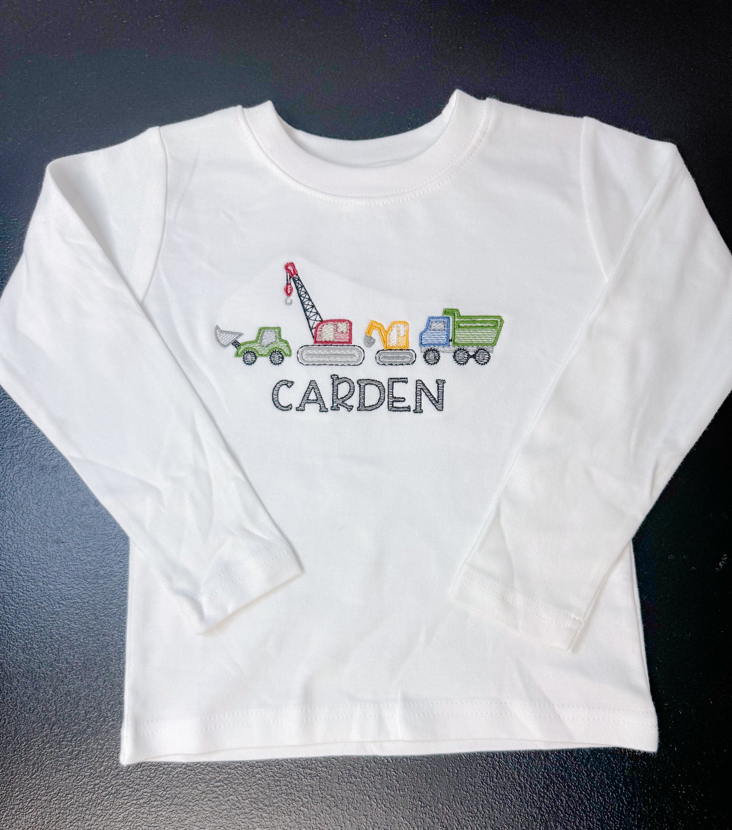 Construction Outfit - Custom Name Shirt