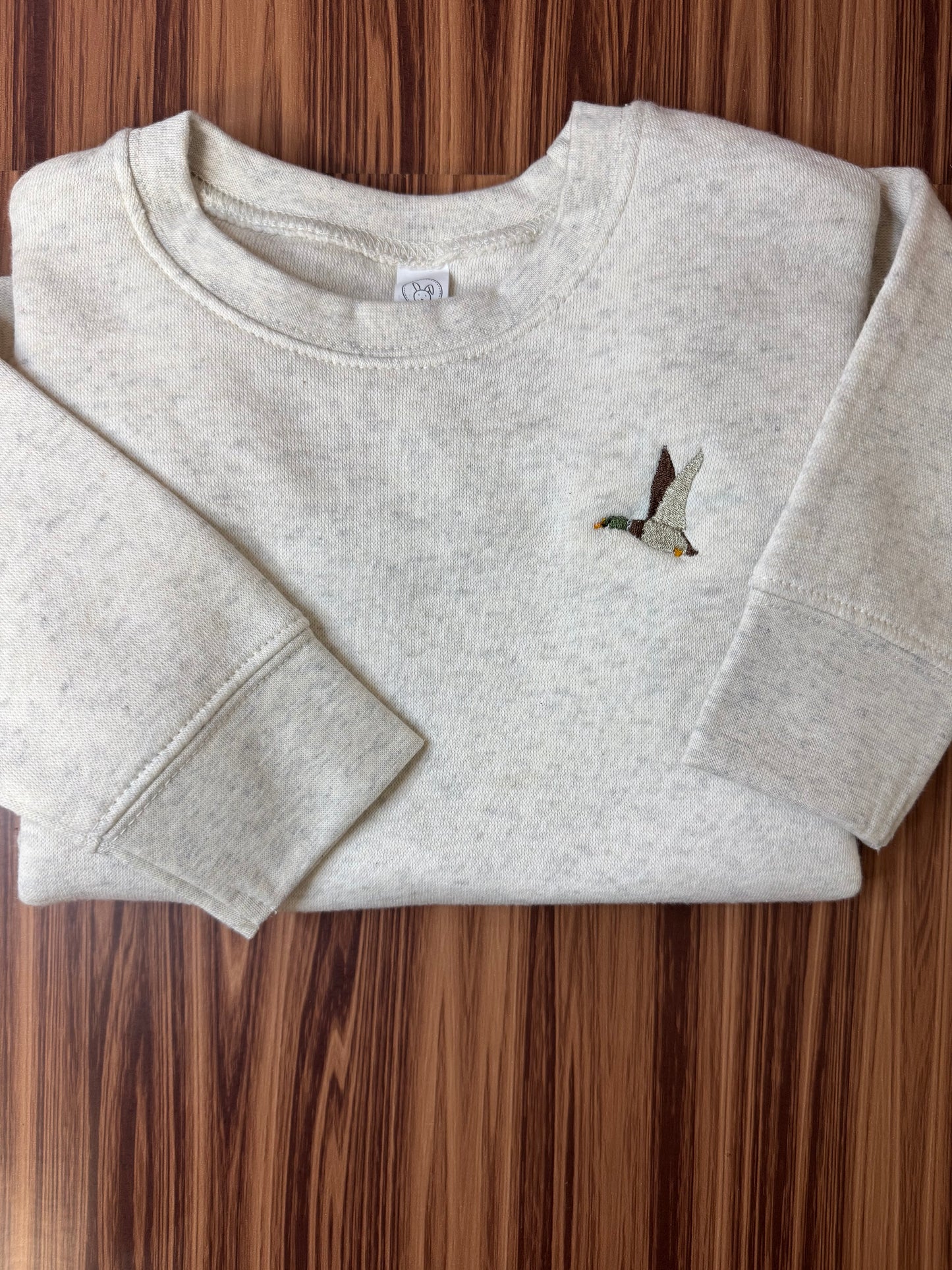 Mini Embroidered Mallard Duck Sweatshirt