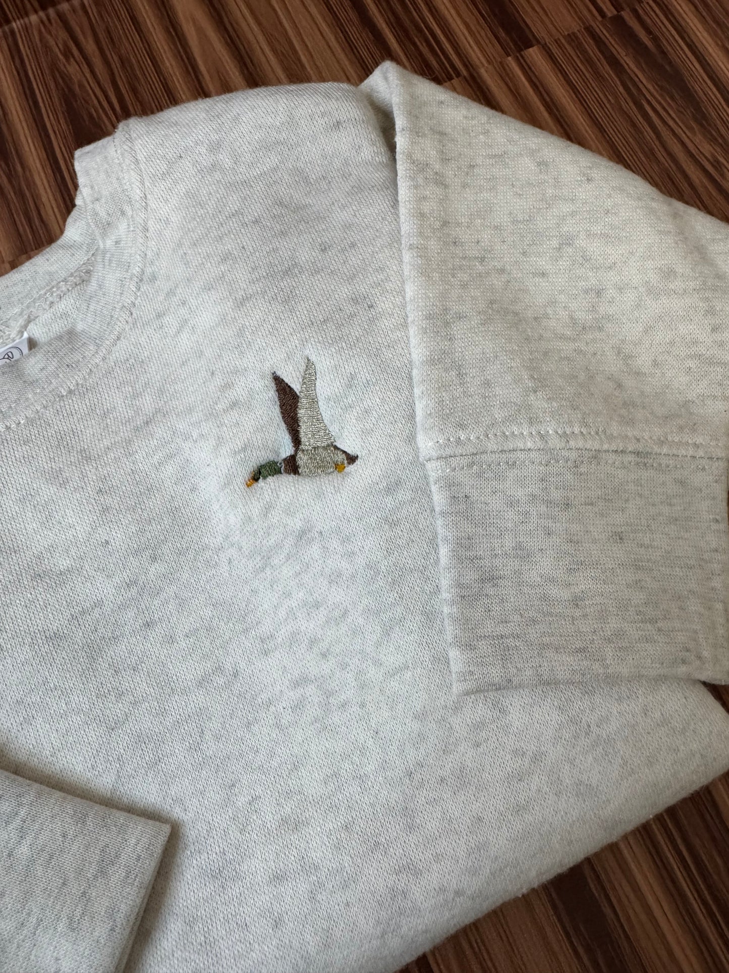 Mini Embroidered Mallard Duck Sweatshirt