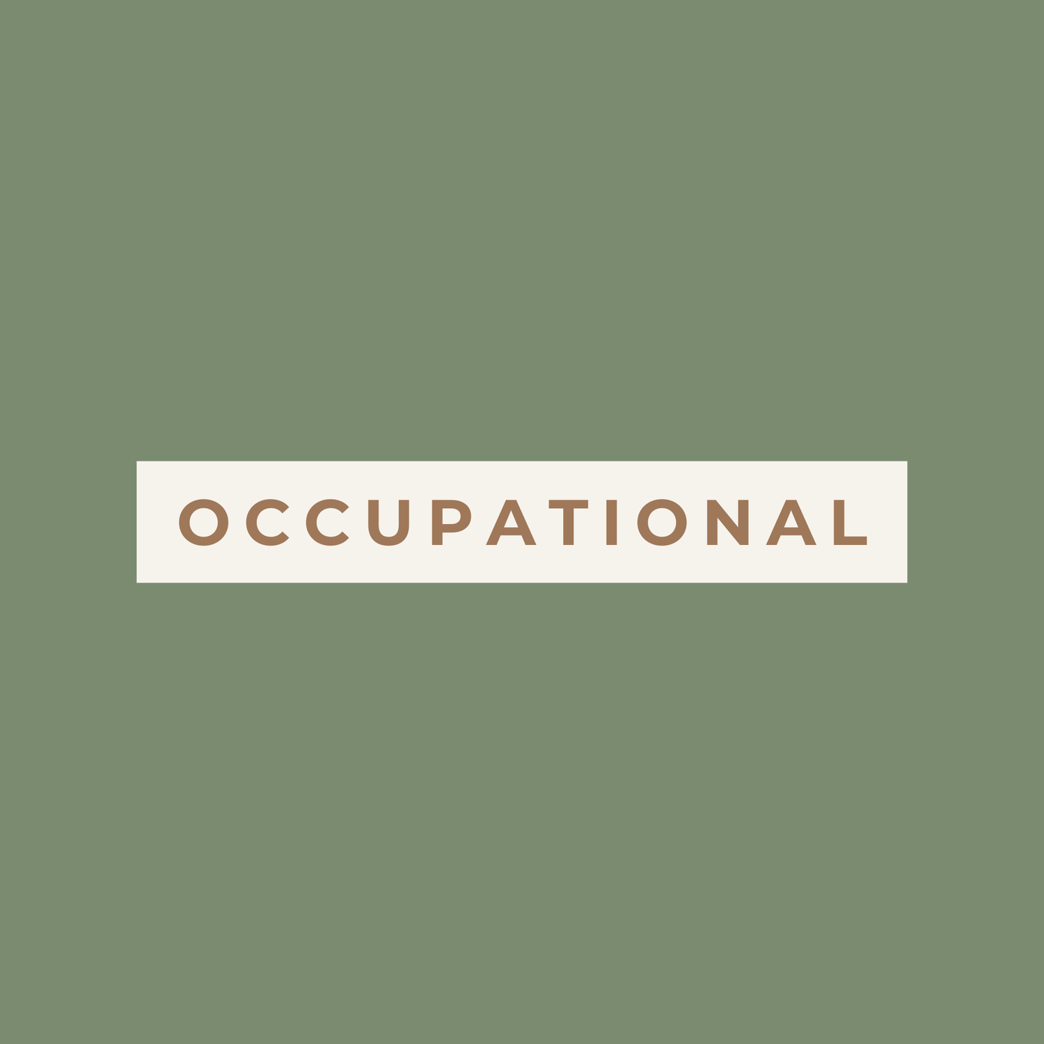 Occupational Collection