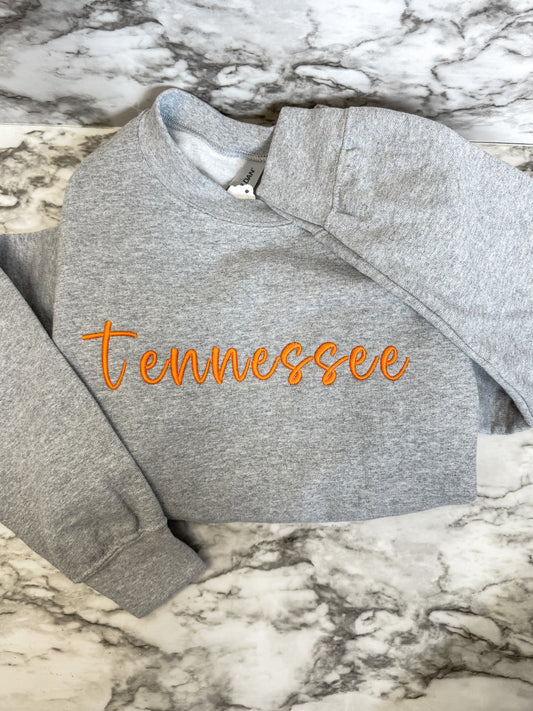 Team 3D Puff Embroidery Sweatshirt