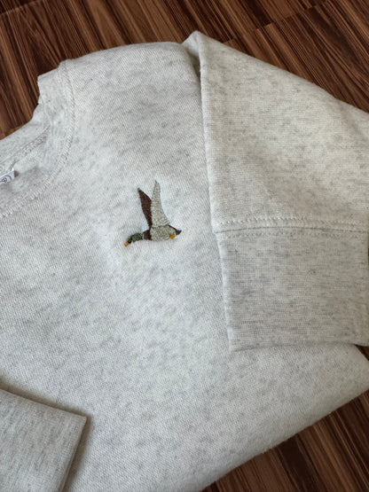 Mini Embroidered Mallard Duck Sweatshirt
