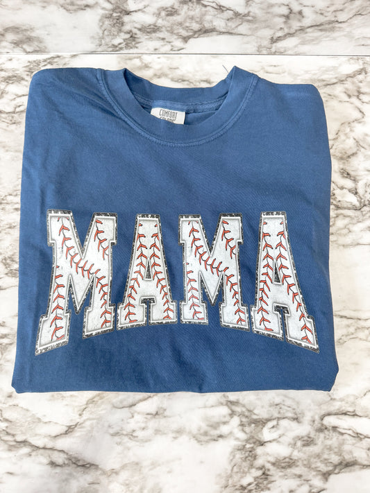 Baseball/Softball Mama Comfort Colors T-Shirt