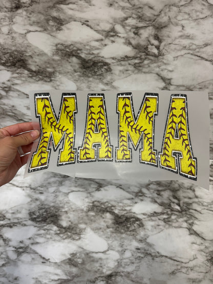 Baseball/Softball Mama Comfort Colors T-Shirt