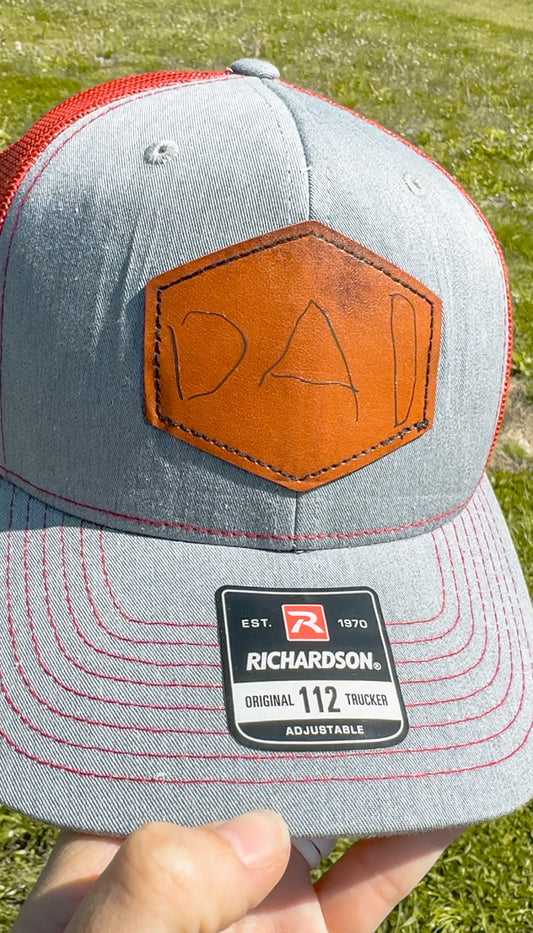 Custom Handwriting Patch Trucker Hat
